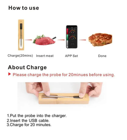 Meat-O-Cast  Bluetooth Thermometer